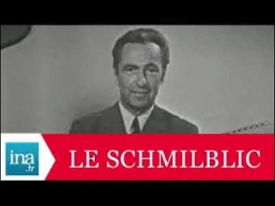 Lancé en 1969 sur la première chaîne de l'ORTF, le jeu télévisé "Le Schmilblic" se déroulait en duplex d'une ville différente chaque jour. Qui présentait ce jeu ?
