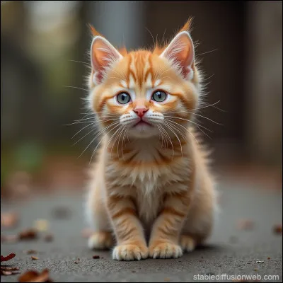 Oh ! Quel mignon petit chaton ! Mais quel bruit fait-il pour demander à manger ou pour dire qu'il est content ?