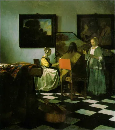 À quel peintre, plus connu pour son portrait de "La Jeune fille à la perle" reviendrait "Le Concert", dérobé au musée de Boston en 1990, et perdu sans doute à tout jamais ?