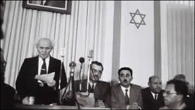 Quelle est la date de la déclaration d'indépendance d'Israël ?