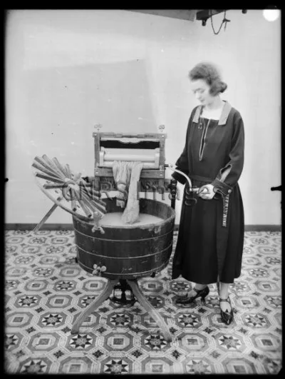 En quelle année la machine à laver a-t-elle été inventée ?