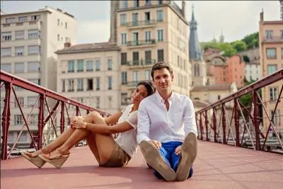 Ce matin, j'ai visit la ville de Lyon avec mon amie Lou.