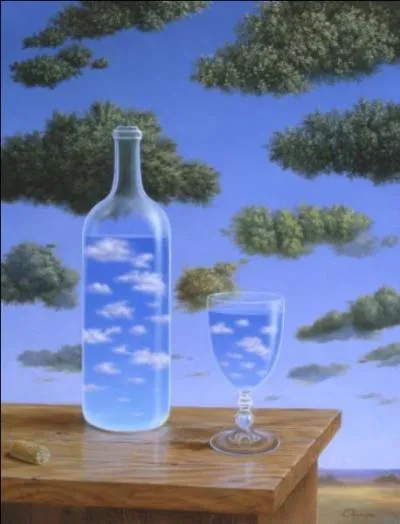 Qui a peint Nuages en bouteille ?